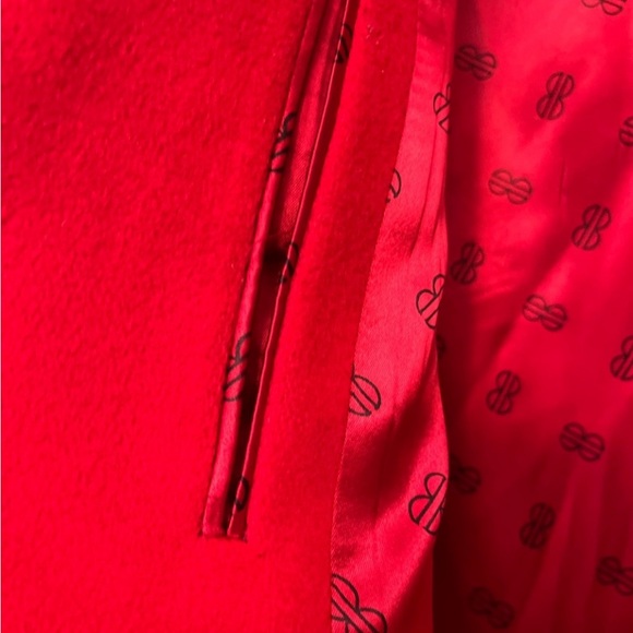 Bill Blass Vintage Red Coat - Picture 2 of 4